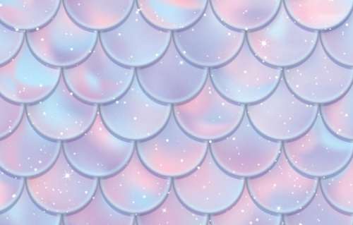 Printed Wafer Paper - Mermaid Scales - Click Image to Close